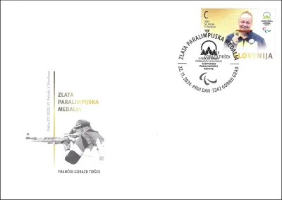 FRANČEK GORAZD TIRŠEK - ZLATA SLOVENSKA PARAOLIMPIJSKA MEDALJA